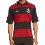 正品ADIDAS愛迪達 GERMANY SS AWAY 2014 德國隊 世足 男短袖球衣M