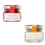 Beerenberg Sweet Chilli Sauce, Hot English Mustard x 120 portions
