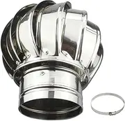 GDPKIALSLZ, Heavy Duty Large Turbine Vent for Container/Fireplace/Rv Trailer, Outdoor Dryer/Chimney Exhaust Cap(110mm/4.3 in)