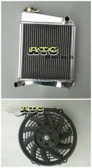 2 Row Aluminum Radiator+Fan For 1992-1997 AUSTIN ROVER MINI COOPER 1275 GT 93