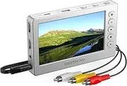 HD Video Capture Box 1080P 60FPS USB 2.0 Video to Digital Converter with 5 Inch OLED Screen, AV & HDMI Video Recorder Capture from VCR, DVD, VHS Tapes, Hi8, Camcorder, Gaming Systems