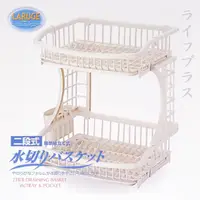 在飛比找momo購物網優惠-日本製雙層滴水碗籃(瀝水籃)