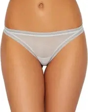 OnGossamer Women's Mesh Thong, Microchip, Medium
