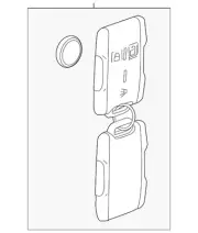 Genuine gm 4 Button Keyless Entry Remote Key Fob 22881480