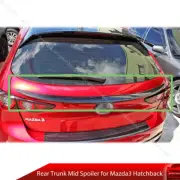 19-25 Carbon Fit For Mazda3 Mazda 3 4th BP DTO Type Rear Trunk Middle Spoiler (for: Mazda)