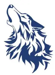 Howling Wolf Head #708 - Vinyl Sticker / Decal - Custom Made to Order