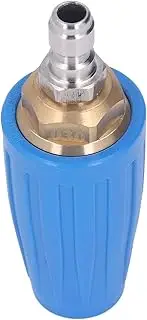 Pressure Washer Rotating Turbo Tip Nozzle, 1/4in 3600PSI 3.0 GPM High Pressure Washer Tip with Ceramic & Metal Quick Plug Quick Connect Cleaning Tool