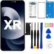 LMQ for iPhone XR Screen Replacement,6.1inch LCD Display 3D Touch Digitizer Assembly,Compatible with iPhone XR Screen Replacement (Model A1984,A2105,A2106,A2108) with Repair Tools +Screen Protector