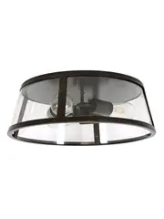 Westhampton 3 Light Flush Mount in Antique Black