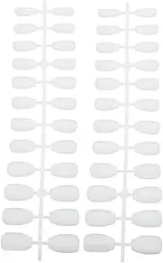 minkissy Ultra-thin Fake Nails 1 Set Long Nail Stickers for Women Salon Decor No Notches No Peel Elegant Design