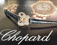 在飛比找Yahoo!奇摩拍賣優惠-24期零利率刷卡 稀有珍藏 Chopard 18k金框10跑