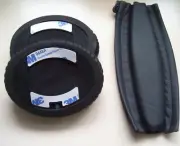 Replacement Headband Ear Cushion Pad Combo for Bose® QC2 and QC15 Headphones