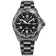 CITIZEN / 光動能 世界時間 日期 潛水錶 防水不鏽鋼手錶 鍍灰 / BJ7107-83E / 42mm