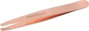 Tweezerman Stainless Steel Slant Tweezer (Rose Gold), 1 Count