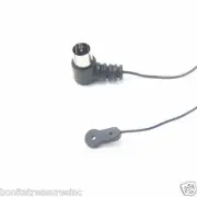 5 FOOT BLACK FM Antenna COAX Coaxial for radios TAKING MALE F PUSH on F-Type
