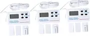 TEHAUX Pcs Digital Thermometer for Kitchen Indoor Outdoor Plastic High Low Accurate