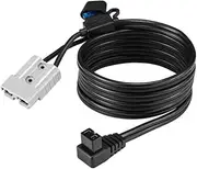 Anderson 50A Plug to Power Cord Cable for 12 Volt Refrigerator 12V Fridge Freezers RV Refrigerator Portable Refrigerator Portable Freezer Compressor Electric Cooler 1Pcs