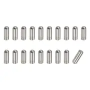 4x6mm Dowel Pins, 50pcs Round Head Flat Chamfered End Dowel Pin