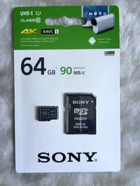 在飛比找Yahoo!奇摩拍賣優惠-東京快遞耳機館 開封門市 SONY Micro SD 64G