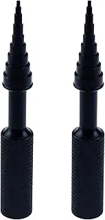 Coshar 2Pcs 2/3/4/5/6/8/10/12/14mm Ball Bearing Remover Tool Remote Control Model Car Helicopter Bearing Puller Removal Tool - Black