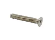 100PK M4 X 25mm - Phillips Flat Head Machine Screw (Countersunk) Carbon Steel