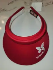 Ladies Red Kapalua (Maui Hawaii ) Sun Visor beach Surf Golf One Size
