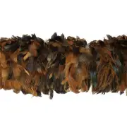Natural rooster feather boa ,sold by 2 yards pcs ,6-8 inches feather size