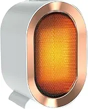 Heating Fan Mini | Portable 40℃ Quiet Heating Space Heater - 1200W Ceramic Space Heater Fan for All Season, Tip-Over & Overheat Protection, for Home, Personal Use, Rongqi