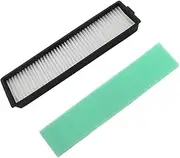 Robot H11 HEPA Filter and Green Sponge. Compatible for LG HOM Bot VR6270LVM VR65710 VR6260LVM VR6370LVM Series Robot Cleaners