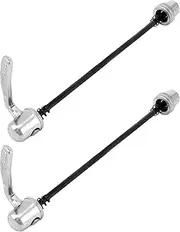 QWORK Trainer Skewer Replacement Rear Wheel Skewer for Indoor Bike Trainers, Compatible with Road and MTB Bikes 2 Pcs