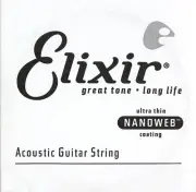 Elixir Elixir for acoustic guitar loose strings NANOWEB 80/20 bronze .053#15153