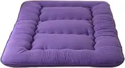 Full Size Futon Floor Mat, Practical Thickened Futon Mattress, Foldable Futon Mattress, Foldable Floor Mat, Non-Slip and Breathable Family Dormitory Mattress,