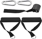 SHANGLIN 5pcs Exercise Set Workout Handles Door Anchor Carabiner Hooks for Exercise Resistance Bands Cable Hines