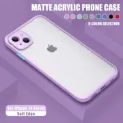 For iPhone 15 14 13 16 Pro Max 12 11 XR XS 8 Shockproof Frosted Clear Case Cover