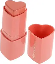 ARTSEWPLY Heart-shape Blush Stick for Cheeks Lips Face Contour Stick Waterproof Highlighter Non-greasy Makeup Palette Multifunctional Brush