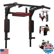 PLKO Wall Mount Pull Up Bar Wall Mounted Body Press Pull Up Bar Gym Chin-Up f