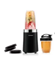 Costway 1000W Portable Blender 6-Blade Smoothie Blender 12 & 24oz Travel Bottle