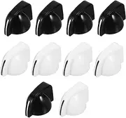 AKOOSY 10pcs Potentiometer Knob Replacement Knobs Electric Guitar Knobs Volume Knob Switch Radio Volume Control Knob Mini Chicken Head Knobs Guitar Tone Knobs Knob Cap Bass Knobs Plastic