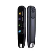 Smart Voice Scan Translator Pen Multifunction Translation Dictionary Pen 116 Languages Translator for Business Travel Abroad Black