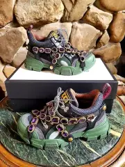 Gucci Flashtrek Green Unisex Size 7.5