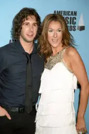 Josh Groban and Celine Dion backstage at the American Music Awards- Old Photo 1