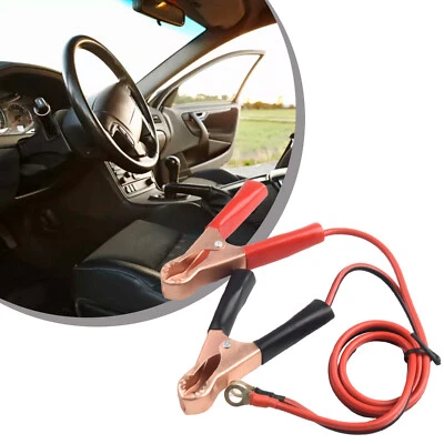 2x 0.5M 500A Car Battery Jump Cable Booster Cable Line Emergent Jump Starter Lea