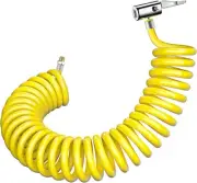 Extension Recoil Air Hose Adapter, Locking Tire Chuck with Flexible PU Replaceme