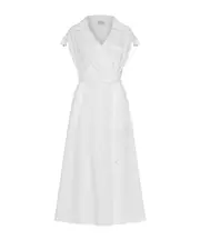 Embroidered dress - Optical white IT40,IT42 optical white