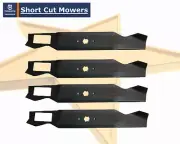 2 x sets of ride on mower blades MTD 42" (6 point hole) HEAVY DUTY BLADES x 4
