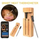 1/2Probe Wireless Meat Thermometer Waterproof Food Thermometer Probe f/ Oven BBQ