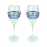 Michael Wainwright Set of 2 Panthera Glass Prosecco Glasses