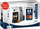 A Modo Mio Jolie Coffee Capsule Machine 1250W with 64 Espresso Pods White.