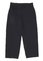 Eileen Fisher L14419 Womens Black Flex Tencel Ponte Straight Pants Size L