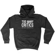 Too Many Critics Without Credentials - Funny Novelty Hoodies Hoodie